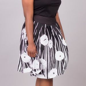 Worthington - Vintage Black & White Skirt